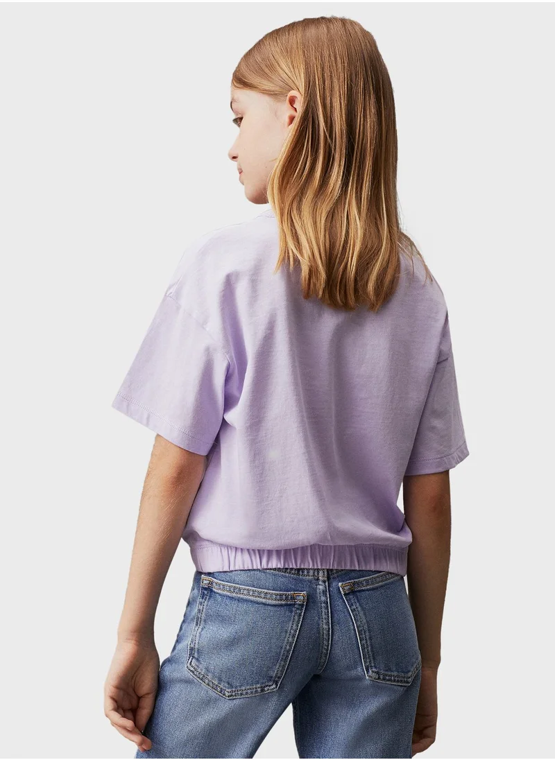 Calvin Klein Jeans Youth Gradient Logo T-Shirt