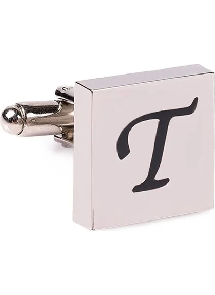 Tudors Letter T Square Men's Cufflink