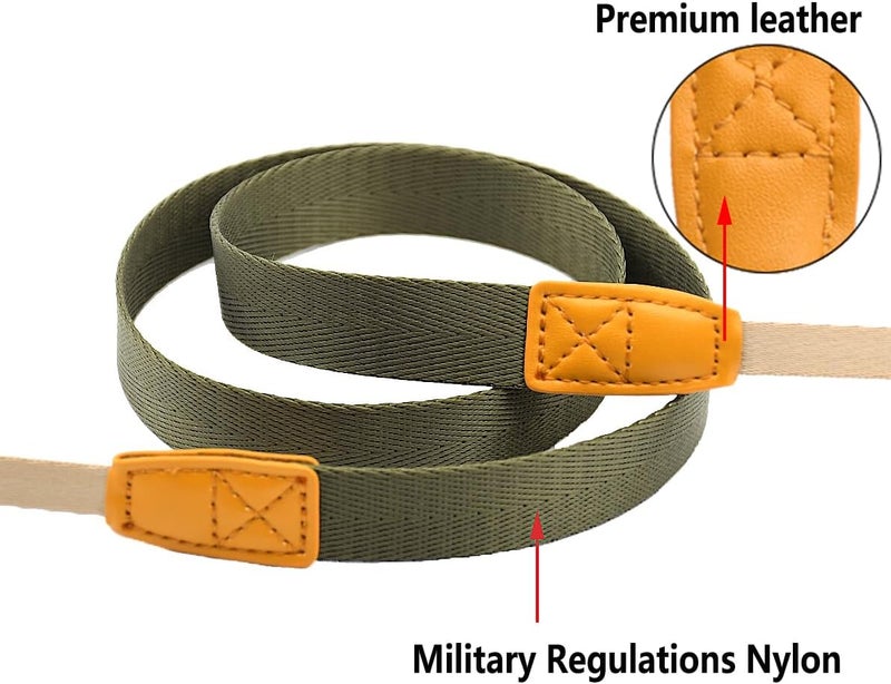 Eorefo Camera Strap Camera Neck Strap with Quick-release Buckles for Mirrorless Camera.（Army Green） - Image 2