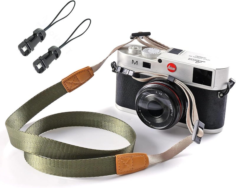 Eorefo Camera Strap Camera Neck Strap with Quick-release Buckles for Mirrorless Camera.（Army Green） - Image 1