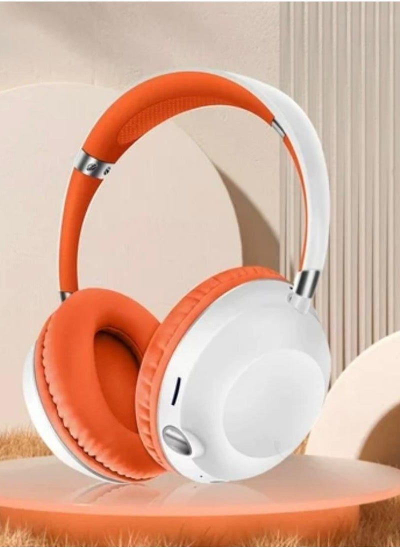 GULFLINK 400mah Bluetooth Wireless Headphones for Teens Adults Orange  - Image 5