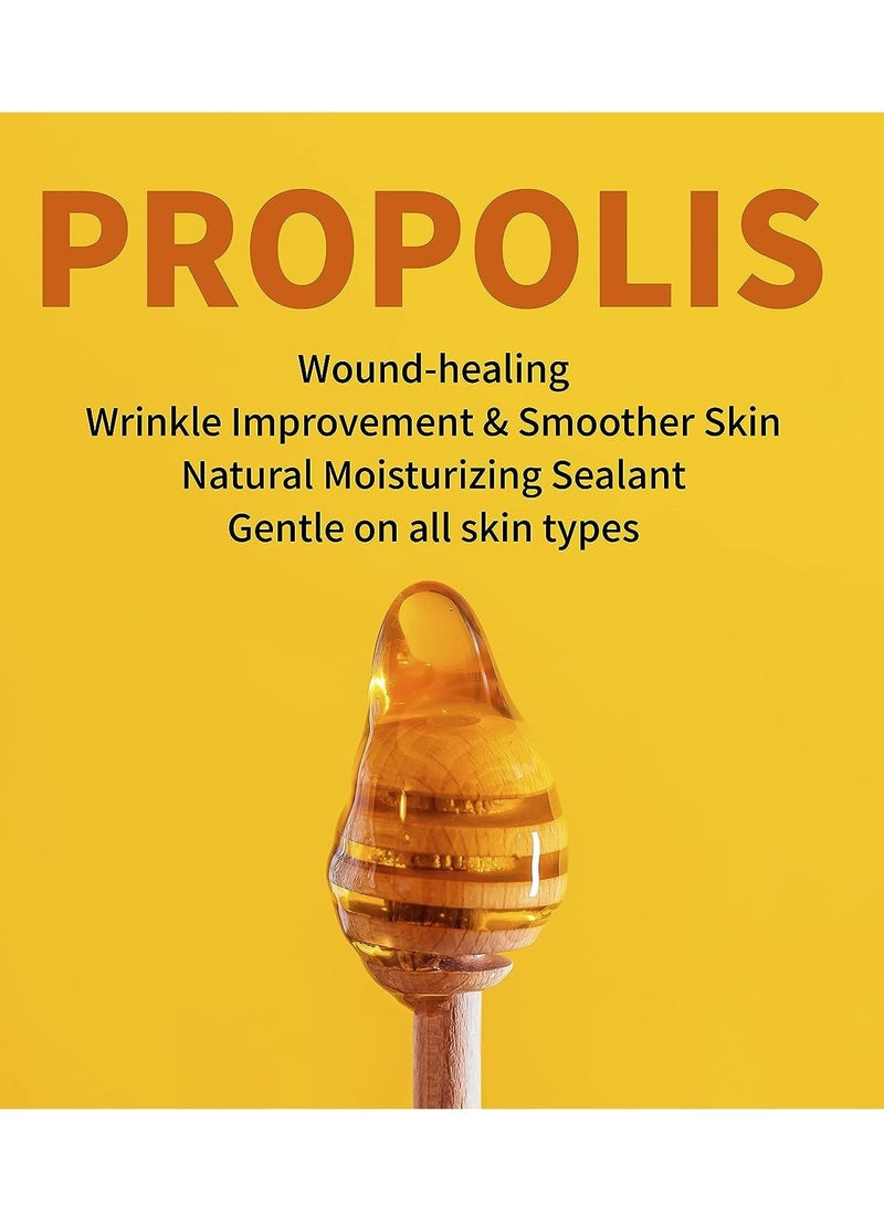 iUNIK Propolis 70% Vitamins 17% Synergy Serum, Centella Fruits Extract Calming Soothing Deep Nourishing Dry Damaged Dull Spot Hyperpigmentation Sensitive Acne-prone Skin No Pore Clogging Korean Skinca  - Image 4