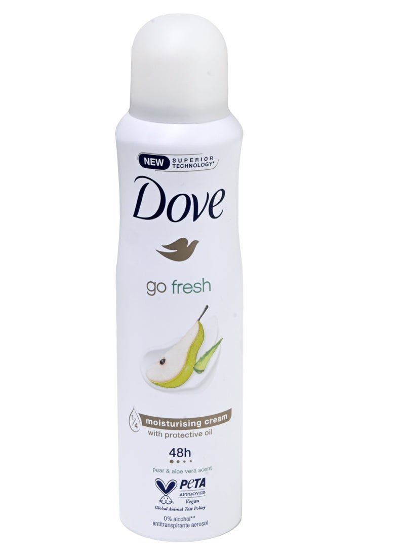 Dove DOVE GO FRESH PEAR&ALOE 48H DEO SPRY 150ML