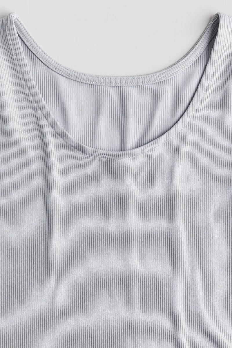 H&M Ribbed jersey top