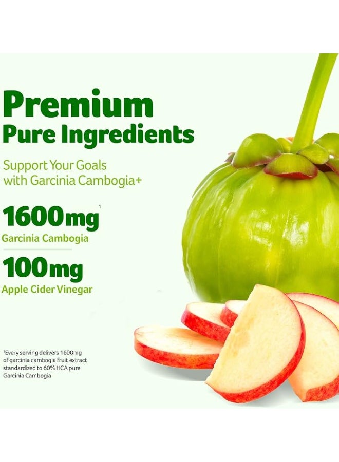 purely inspired Garcinia Cambogia Weight Loss Supplement veggie caplets with Green Coffee Bean & ACV, 120 Count - Image 2