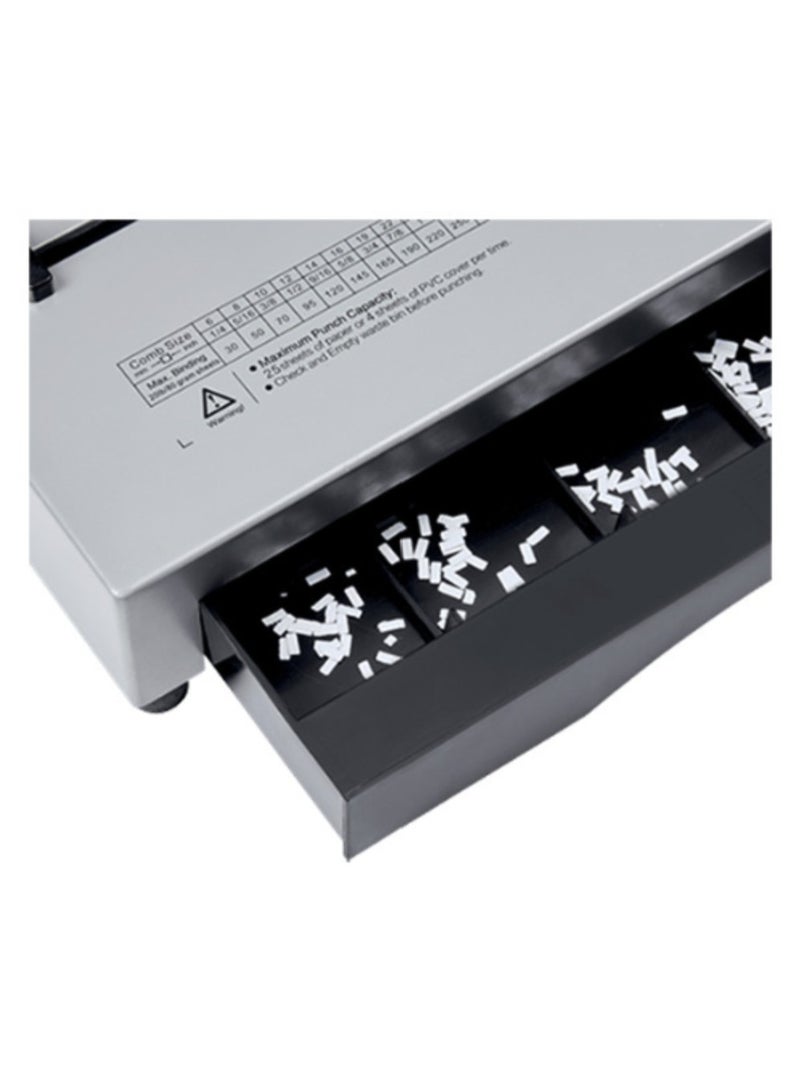 GBC Comb Binding Machine CB25 PRO, 25 Sheets Punch Capacity, 500 Sheets Binding Capacity, A4 - Image 5