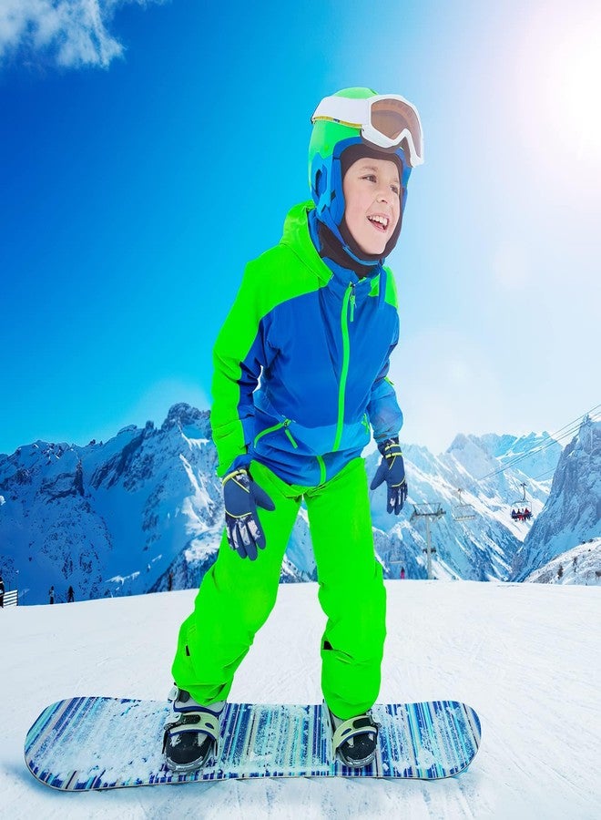 CXQRR Kids Winter Snow Ski Gloves Boys Girls Warm Waterproof Breathable Gloves for Outdoor Sports 4-7Y - Image 2