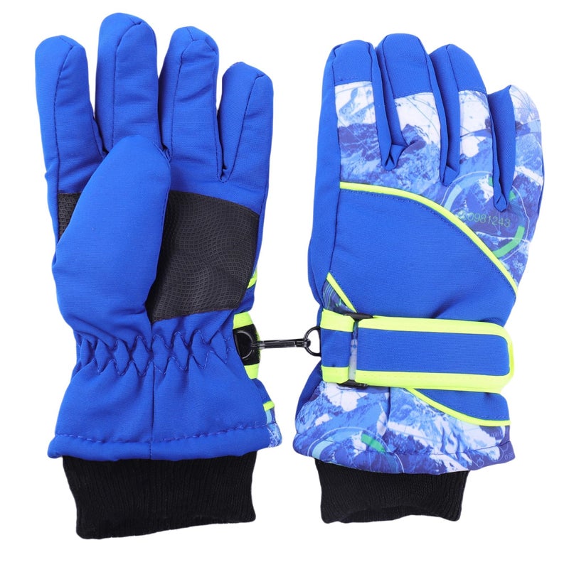 CXQRR Kids Winter Snow Ski Gloves Boys Girls Warm Waterproof Breathable Gloves for Outdoor Sports 4-7Y - Image 1