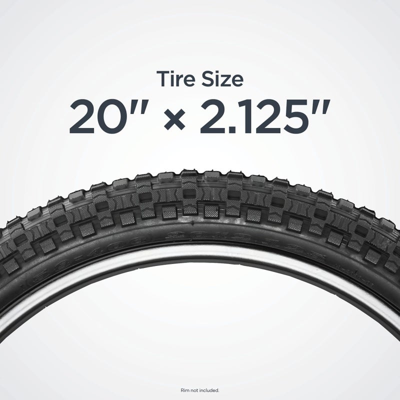 SCHWINN إطار دراجة شوان القابل للتضخم مع كيفلار (أسود، 20 × 2.12 بوصة) - Image 4