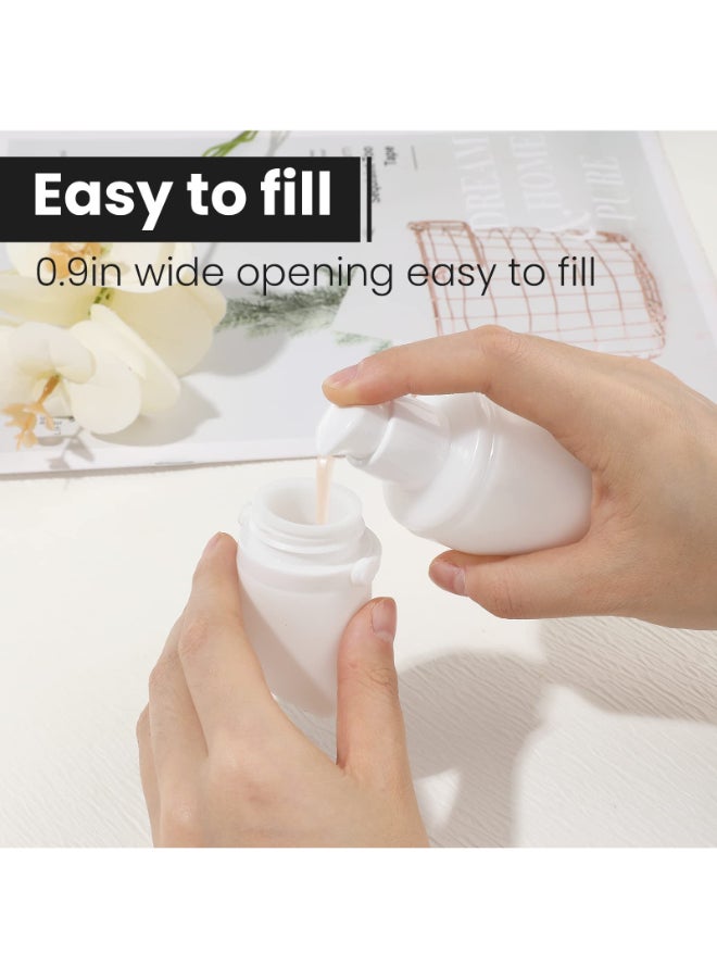 RONRONS Silicone Travel Bottles1oz Mini Ketchup Squeeze Salad Dressing Sauce Bottles Small Leak Proof TSA Approved Container for Shampoo Conditioner Toiletries4 Pieces - Image 4