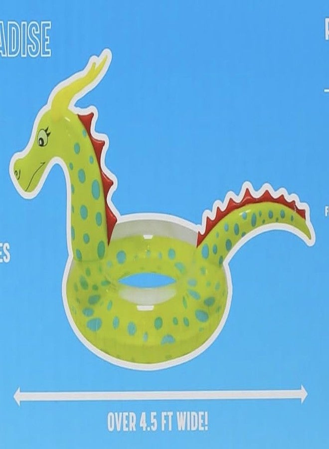 Dragon Pool Float - Inner Tube Blow Up - Inflatable - 59in x 32.3in x 34.3in - Image 3