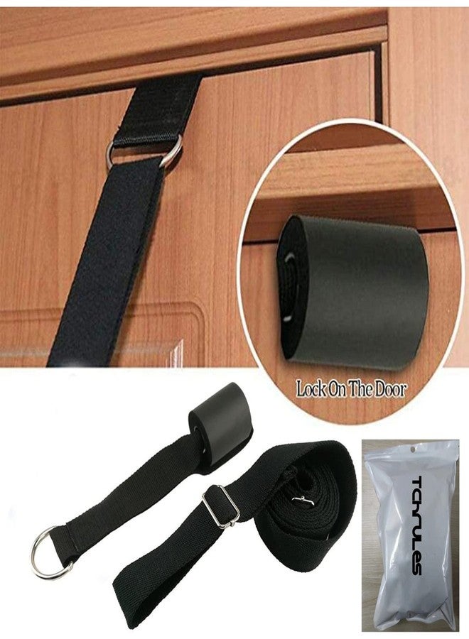 TCHRULES Door Leg Stretcher, Door Flexibility & Stretching Leg Strap - Great for Ballet Cheer Dance Gymnastics or Any Sport Leg Stretcher Door Flexibility Trainer Premium Stretching Equipment Exercise equipment (black) - Image 5