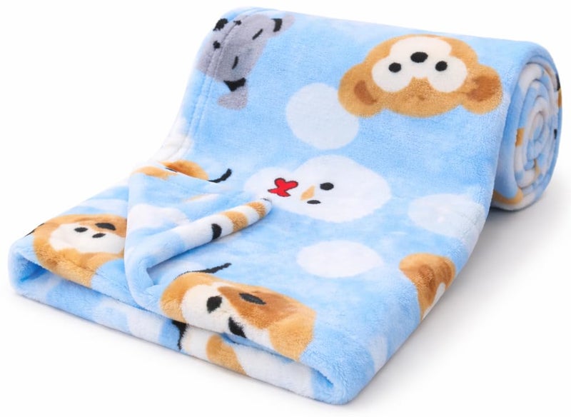 First Kick Soft Flannel Baby Bath Towel for Newborn (0–12 Months) | 100 x 75 cm Large Absorbent | Ultra Soft Quick Dry Infant Bath Wrap | Cute Cartoon Printed Baby Towel for Boys & Girls - Image 1