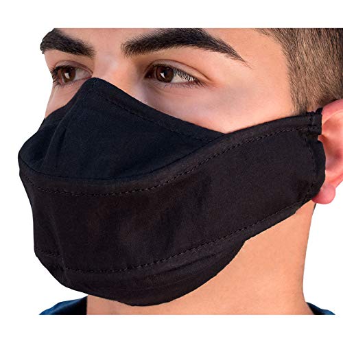 Protec Singer's Face Mask Model A343, Size Small , Black - Image 2