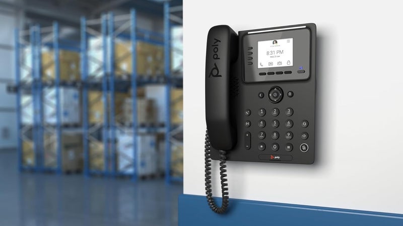 Poly CCX 350 Phone in The Microsoft Teams Version PoE Without Power Supply - Image 4