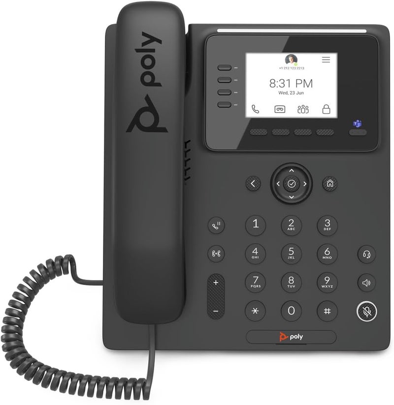 Poly CCX 350 Phone in The Microsoft Teams Version PoE Without Power Supply - Image 2