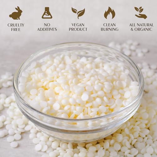 Waxcanpy Soy Wax, Waxcanpy Natural Soy Wax for Candle Making, Organic Candle Wax from Farm, No Additives, Harmless and Pure (0.5lb) - Image 3