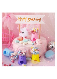 Generic Mini Gumball Machine & Candy Dispenser - 12Pcs Colorful Bubble Gum Machines, Perfect for Kids' Parties, Snack Storage, and Basket Stuffers - Elegant Design for Candy and Gumball Treats.  - Image 5