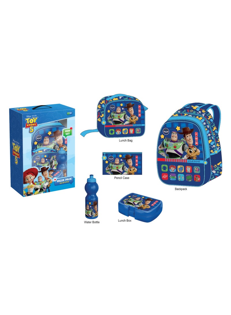 Toystory 5- 5 In 1 Value Pack (16" Backpack) FKVPB16-502