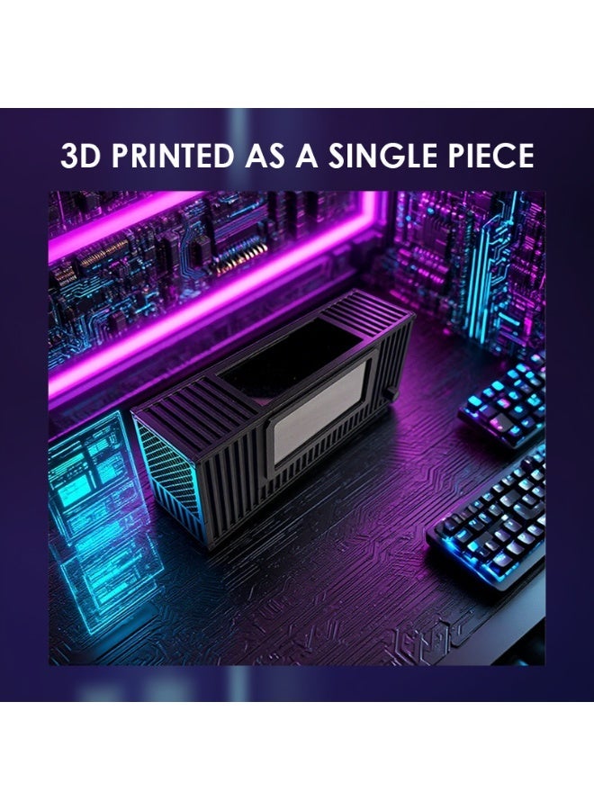 3D Printed Wind Tunnel Display Box for 1:64 Car Models | Desktop Aerodynamics Test Device | Eco-Friendly Water Mist Simulation with LED Lighting | Model Storage Showcase | Home Decor & Creative Gift - Image 4