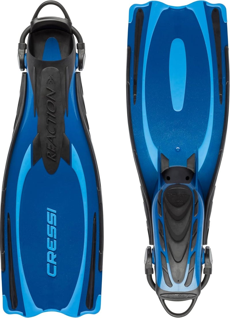 Cressi Reaction EBS Fins Blue/Azure - Image 5