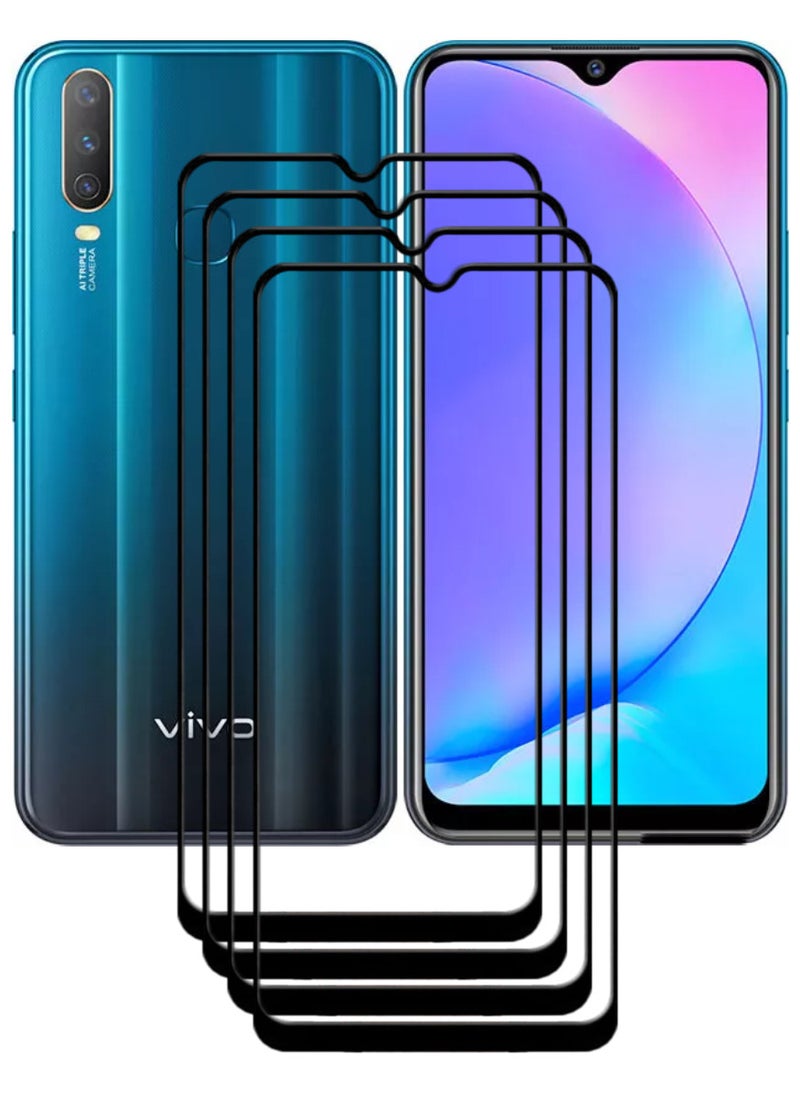 ACLIX 4 Pieces Antistatic ESD Dustproof Premium Quality High Definition Tempered Glass Screen Protector Designed For vivo Y17 - Image 1