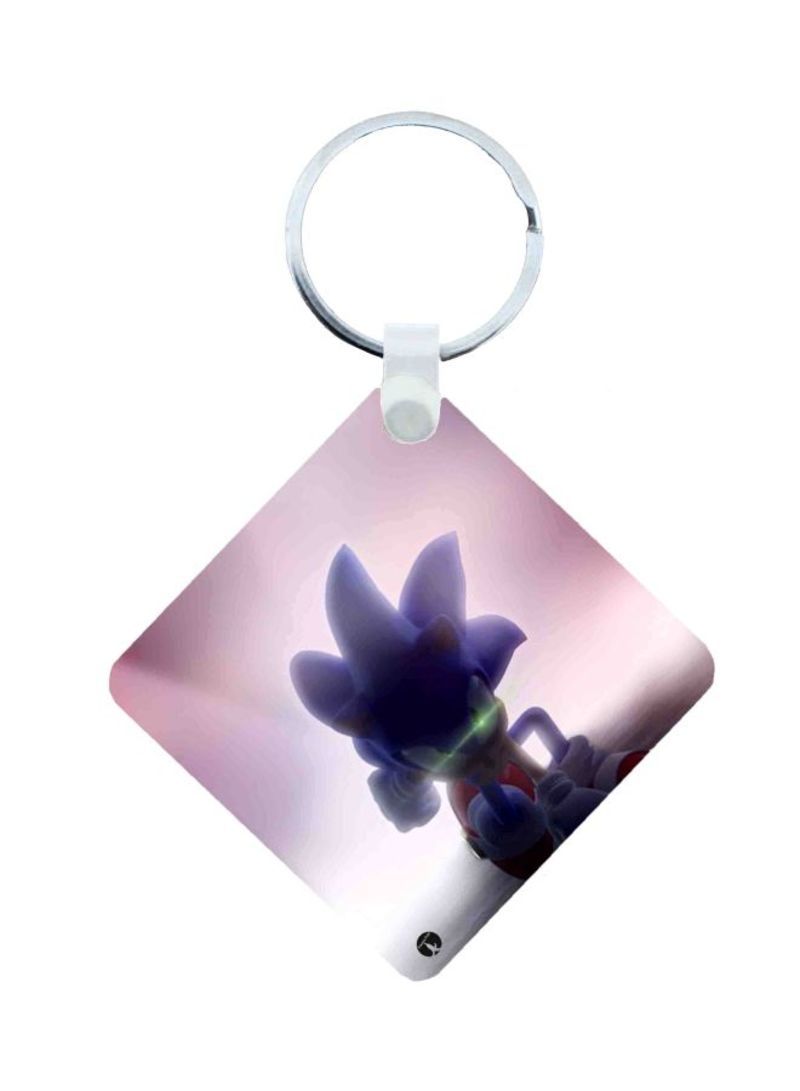 RKN Sonic Printed Keychain Pink/Blue