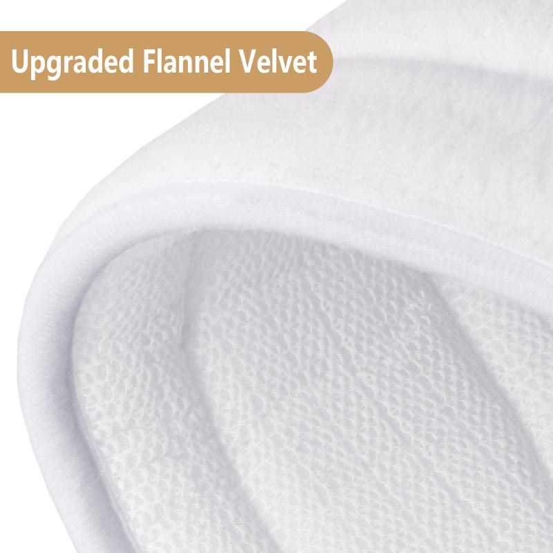 Buganda Memory Foam Bathroom Rug Mat 36x24  Extra Soft and Absorbent Bath Mats  Non-Slip and Machine Washable Bath Rugs for Bathroom Floor Tub and Shower  White - Image 1