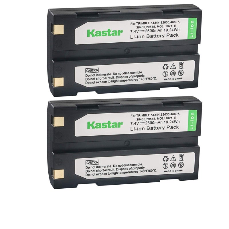 Kastar D-Li1 Battery 2 Pack for Pentax Ei-D-Li1 EI-D-BC1 Pentax EI-2000, Trimble 29518 46607 52030 54344 38403 5700 5800 R6 R7 R8 GNSS TR-R8 GPS MT1000, HP C8873A HP PhotoSmart 912 C912 912XI C912XI - Image 5
