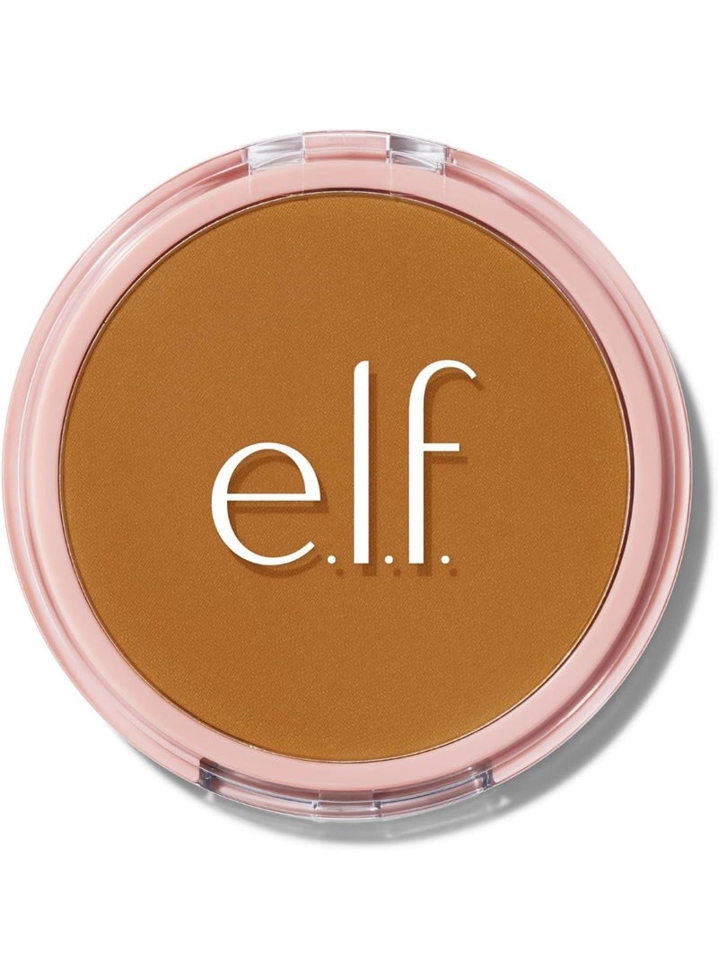 elf Halo Glow Powder Filter, Ultra-fine Finishing Powder, Smooths The Look of Pores & Fine Lines, Creates A Soft-Focus Glow, Deep Warm - Image 1