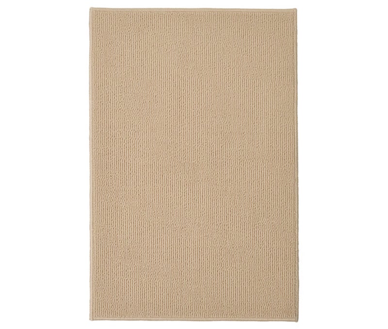 Quick-Dry Bath Mat, Non-Slip Bathroom Floor Mat, Soft Polyester Washable Shower Rug with Latex Backing - Image 1