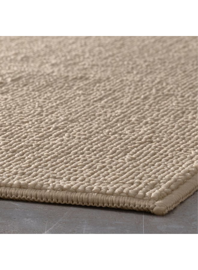 Quick-Dry Bath Mat, Non-Slip Bathroom Floor Mat, Soft Polyester Washable Shower Rug with Latex Backing - Image 4