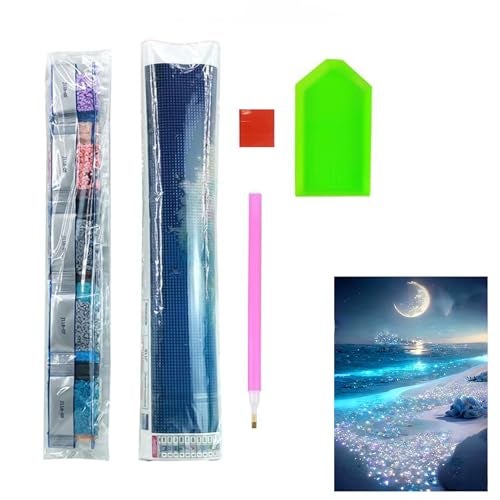 Homeaura® 5D Diamond Painting Kit - Rhinestone Extremely Shiny Diamond Painting Art - Abstract Style Room Decoration (30cm x 40cm) - Image 1