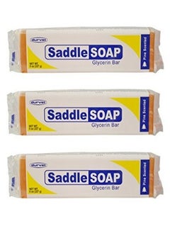 Durvet (Pack of 3) Saddle Soap Glycerin Bar for Leather 