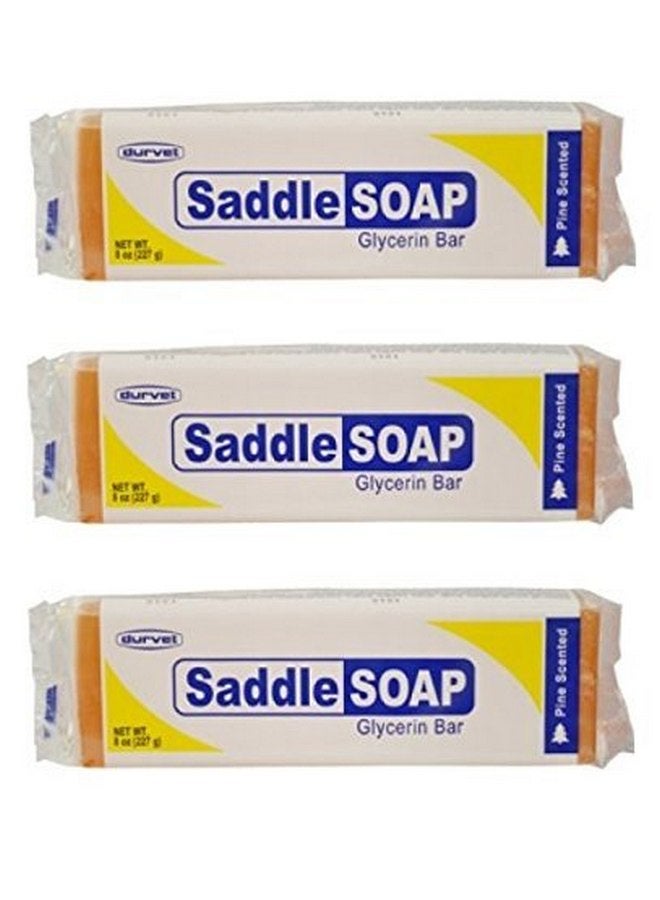 (Pack of 3) Saddle Soap Glycerin Bar for Leather