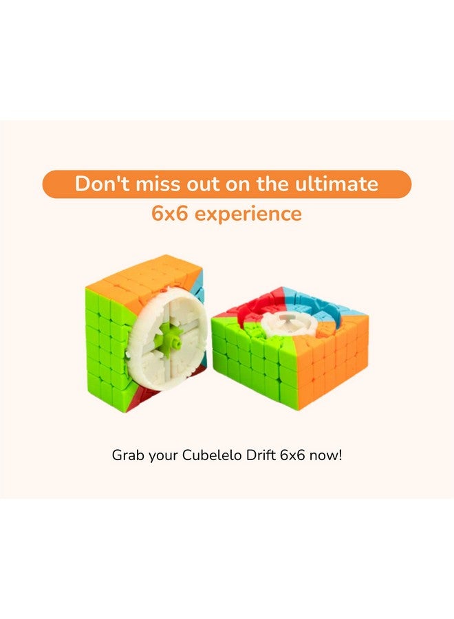 Cubelelo Drift 6X6 Stickerless Speed Cube Magic Puzzle For Kids & Adults Speedy Stress Buster Brainstorming Cube - Image 4
