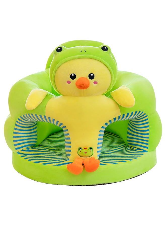Cartoon Sofa Plush Toy Baby Sitting Chair Toddler Anti-fall Chair Early Education Gift Toy Sofa For Children-Color:Penguin Coat - Image 5