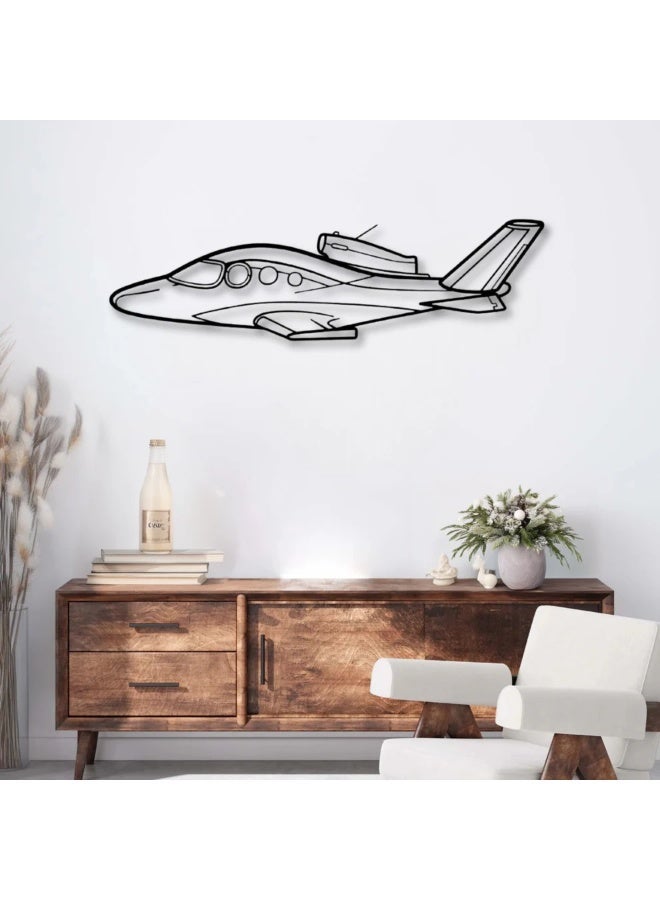 SF50 Metal Wall Decoration Featuring the Cyrus Vision Airplane Motif - Image 1
