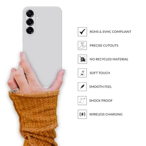 SPRIG Compatible with Samsung S25 Plus Premium SilkTone Back Cover Drop Tested Shock Proof Mobile Case for Men, Women, Boys and Girls with Camera Protection (White) - Image 4