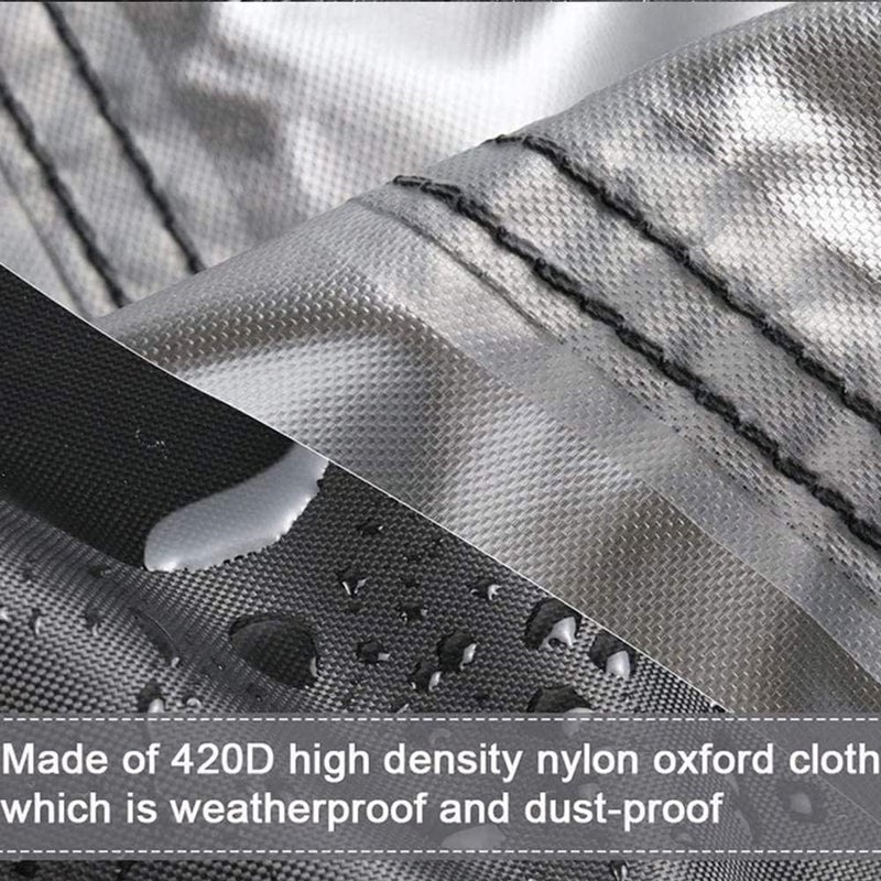 Skyour Bird Parrot Cage Cover Waterproof Sun UV Square Rolling Stand Birds Parrots Cages Covers Good Night Parrot Birdcage Protector Covers (41x27x48in) - Image 4