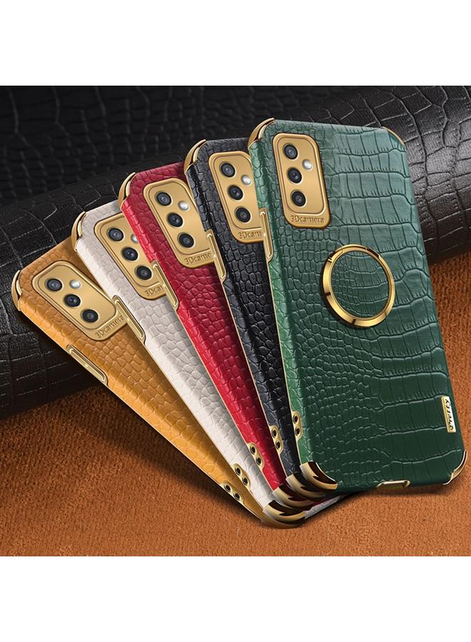 اس-توب جراب لهاتف Samsung Galaxy M52 5G، جراب هاتف 6D مطلي كهربائيًا بنقشة جلد التمساح - Image 2