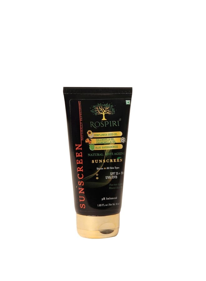 ROSPIRI Sunscreen, Natural Daily Use, SPF 35+, PA++, UVA/UVB - Image 5