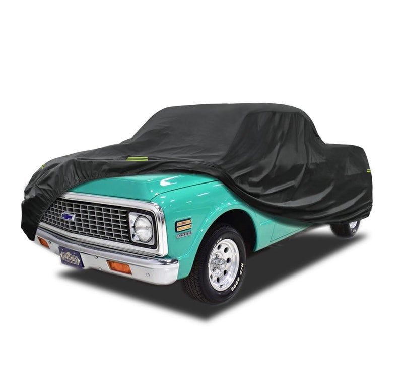 KouKou Truck Cover Waterproof All Weather 7 Layers Heavy Duty Pickup Cover Outdoor Length up to 210 inchesUniversal Fit Truck Short Regular Bed Ford F150F100Chevy C10 S10 etc