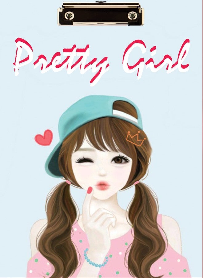 BP DESIGN SOLUTION Beauty Girl Digital Reprint Clip Board Examination Pad for Shop, Medical,Grocery Size 14x10 - Image 1