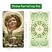 sishui Tarot Cards for Beginners with Guidebook Spring Sprout Tarot Deck 80 Oracle and Tarot Cards 400 GSM Premium Cards with Gilded Learning Edges RiderWaite Based Spiritual Guidance - Image 4