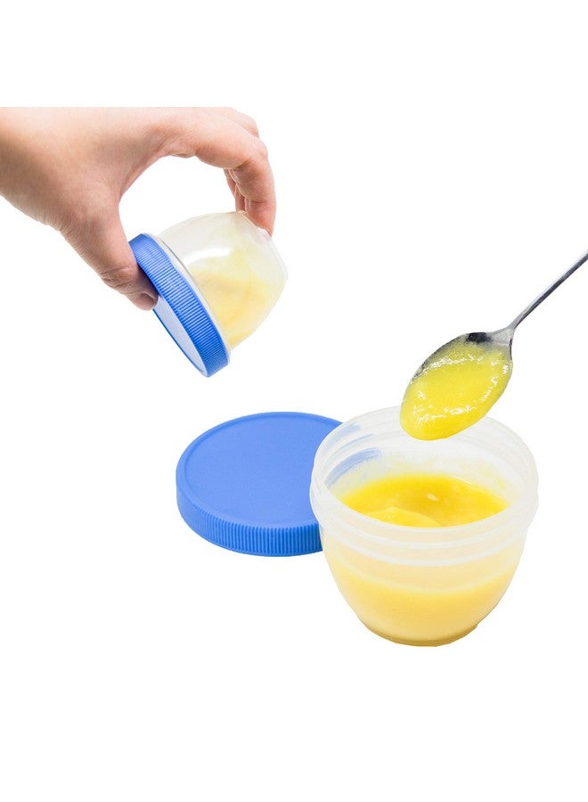 Youngever 18 Sets Baby Food Storage, 2 Ounce Plastic Baby Food Containers with Lids and Labels (Coastal Colors) - Image 3