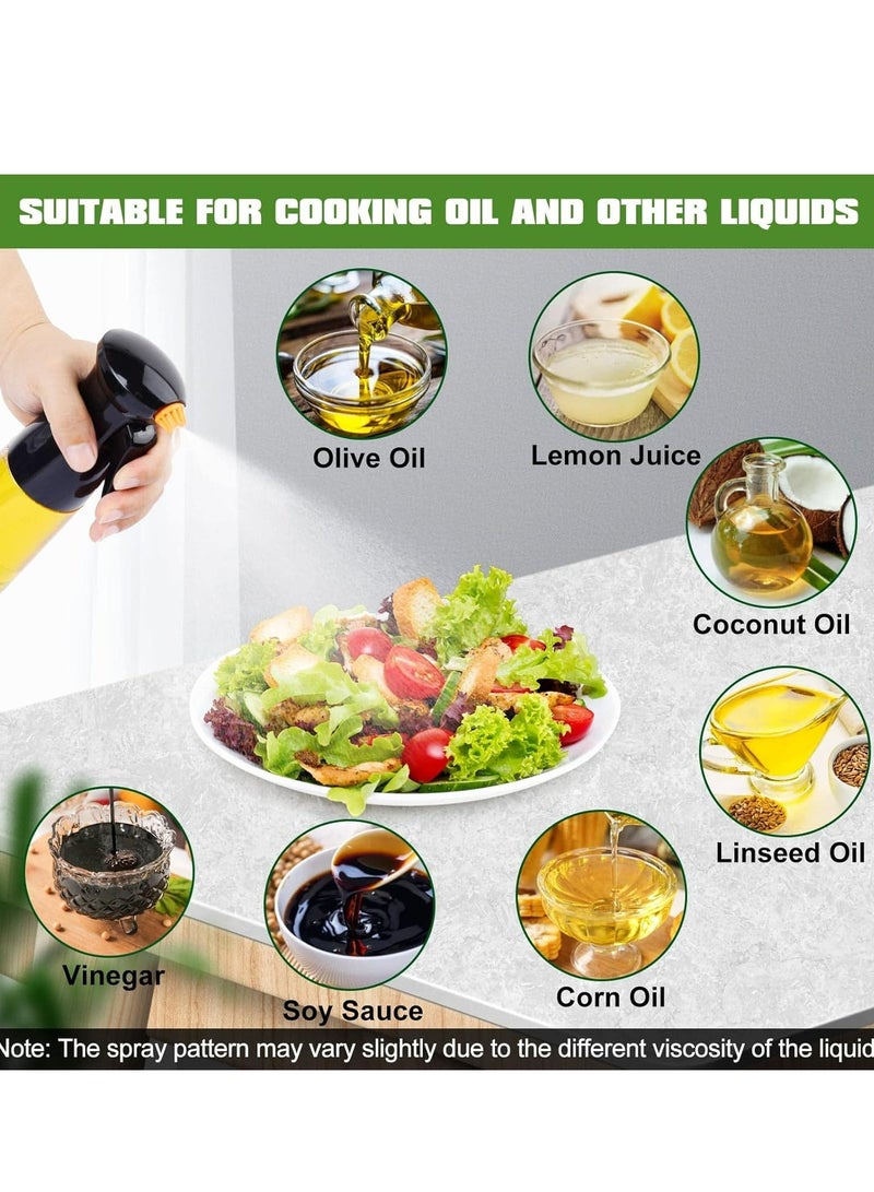 Loquat Upgraded Oil Sprayer Bottle for Cooking Air Fryer Accessories，Olive Oil Sprayer Mister(Black) - Image 2