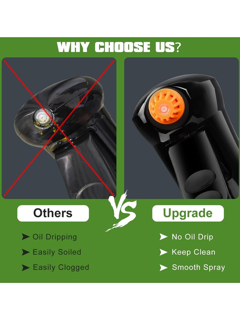 Loquat Upgraded Oil Sprayer Bottle for Cooking Air Fryer Accessories，Olive Oil Sprayer Mister(Black) - Image 4