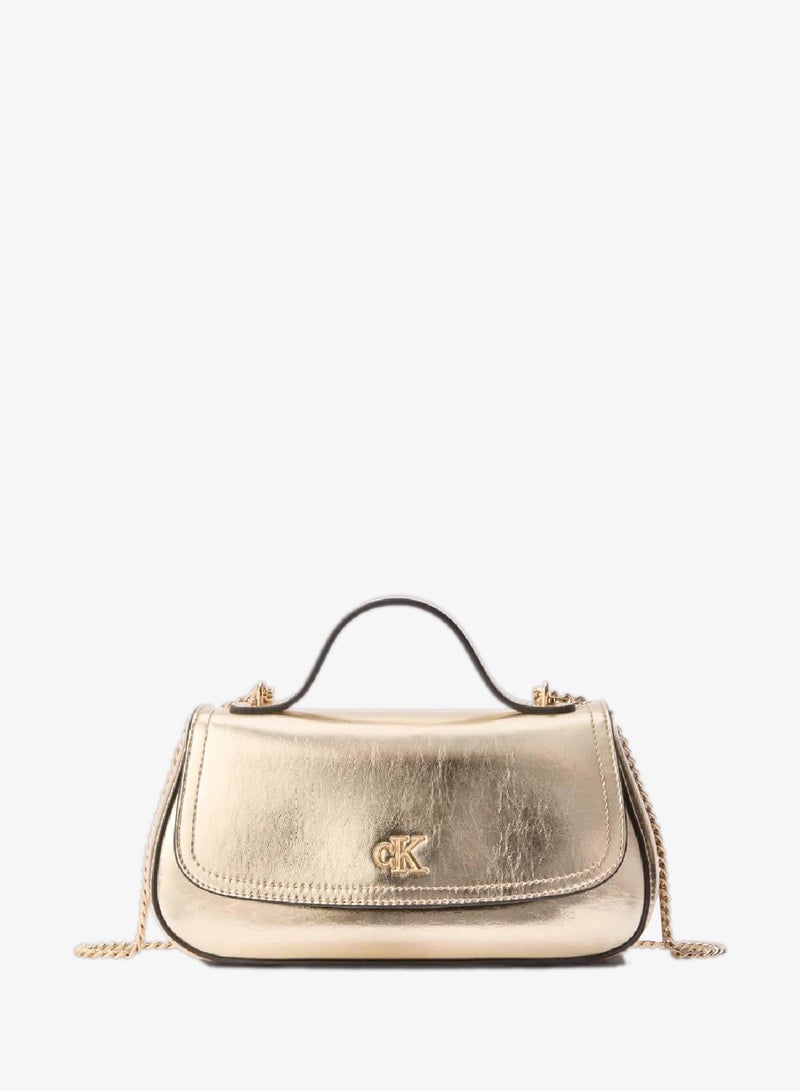CALVIN KLEIN Metallic Top Handle Bag - Image 1