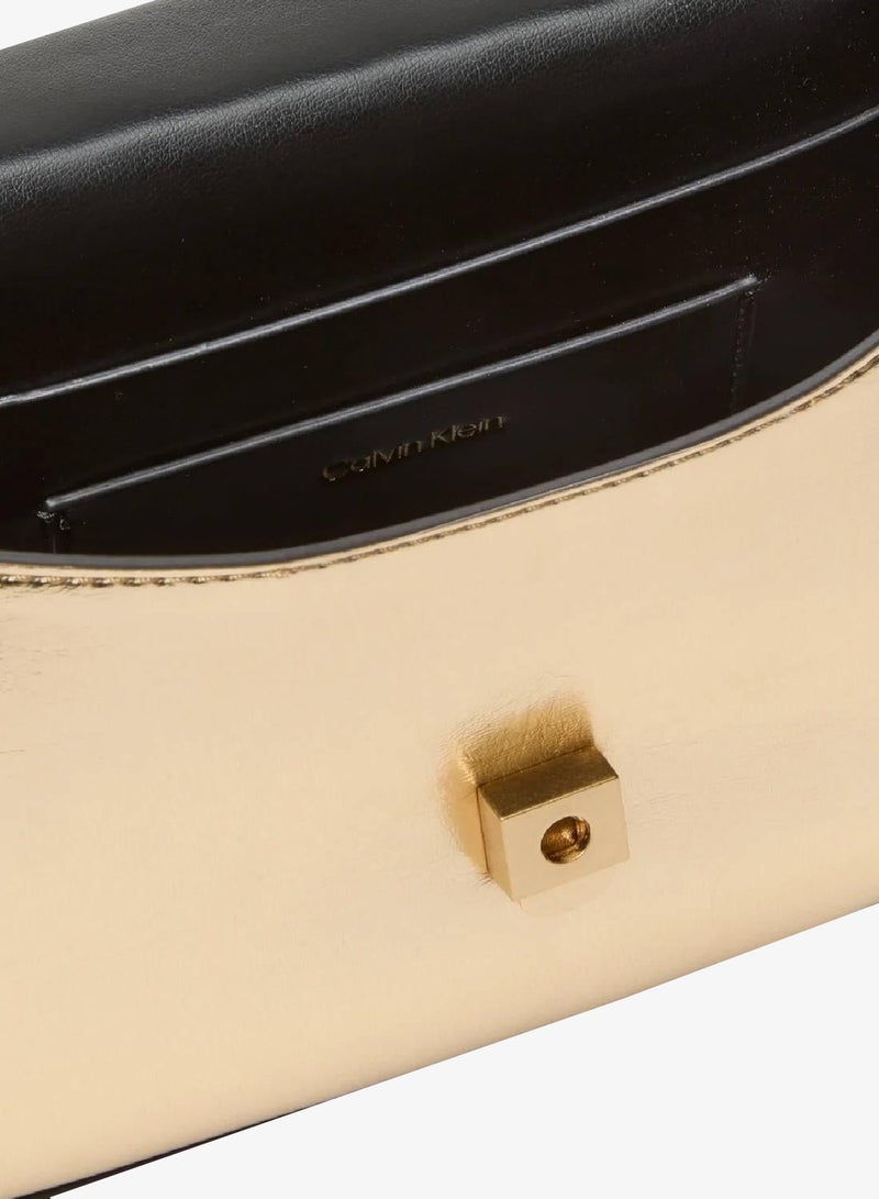 CALVIN KLEIN Metallic Top Handle Bag - Image 3